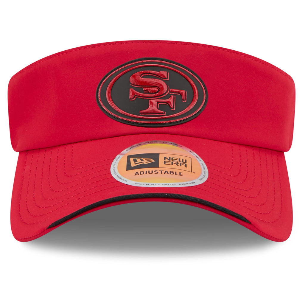 SAN FRANCISCO 49ERS 2026 NFL SIDELINE ADJUSTABLE VISOR - RED