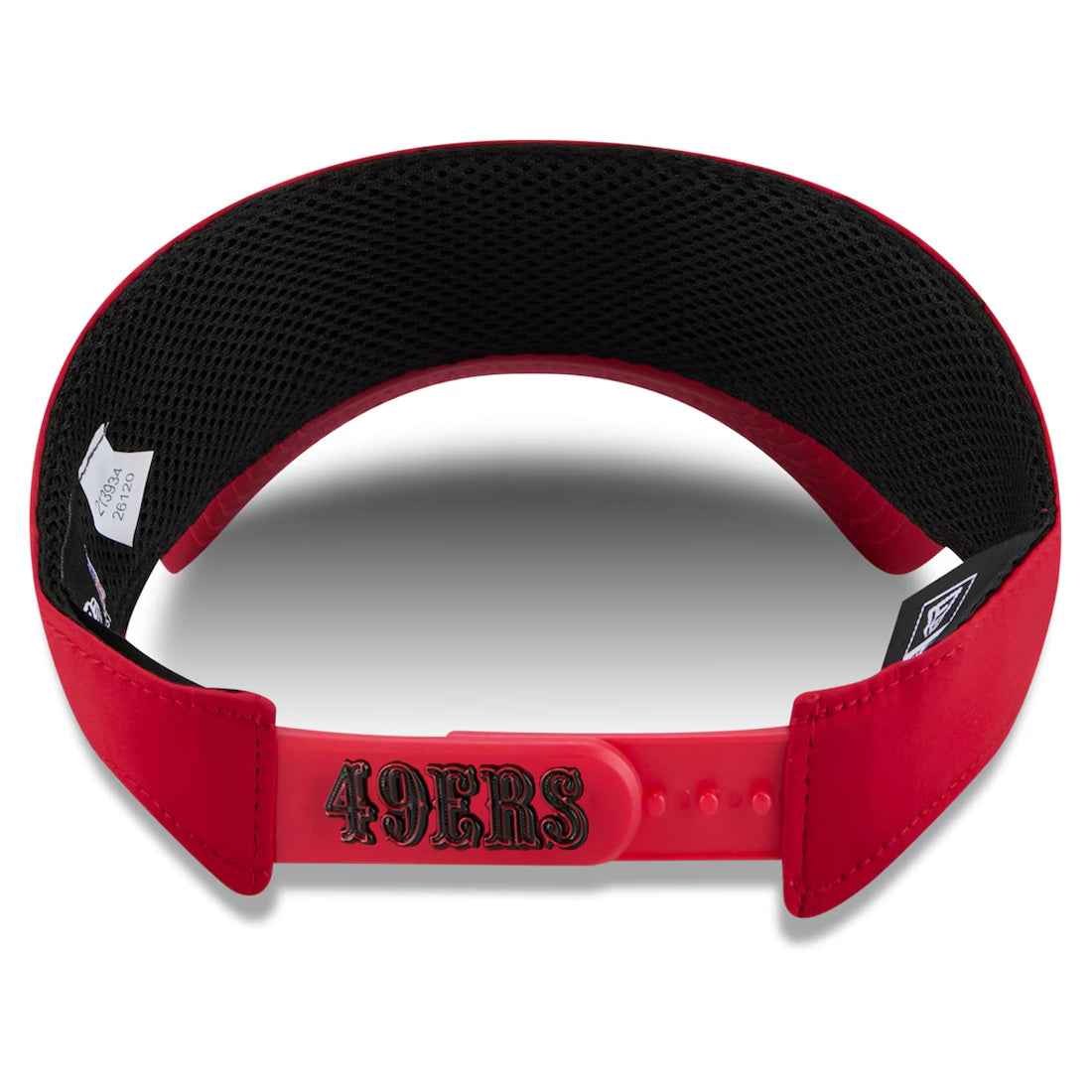 SAN FRANCISCO 49ERS 2026 NFL SIDELINE ADJUSTABLE VISOR - RED