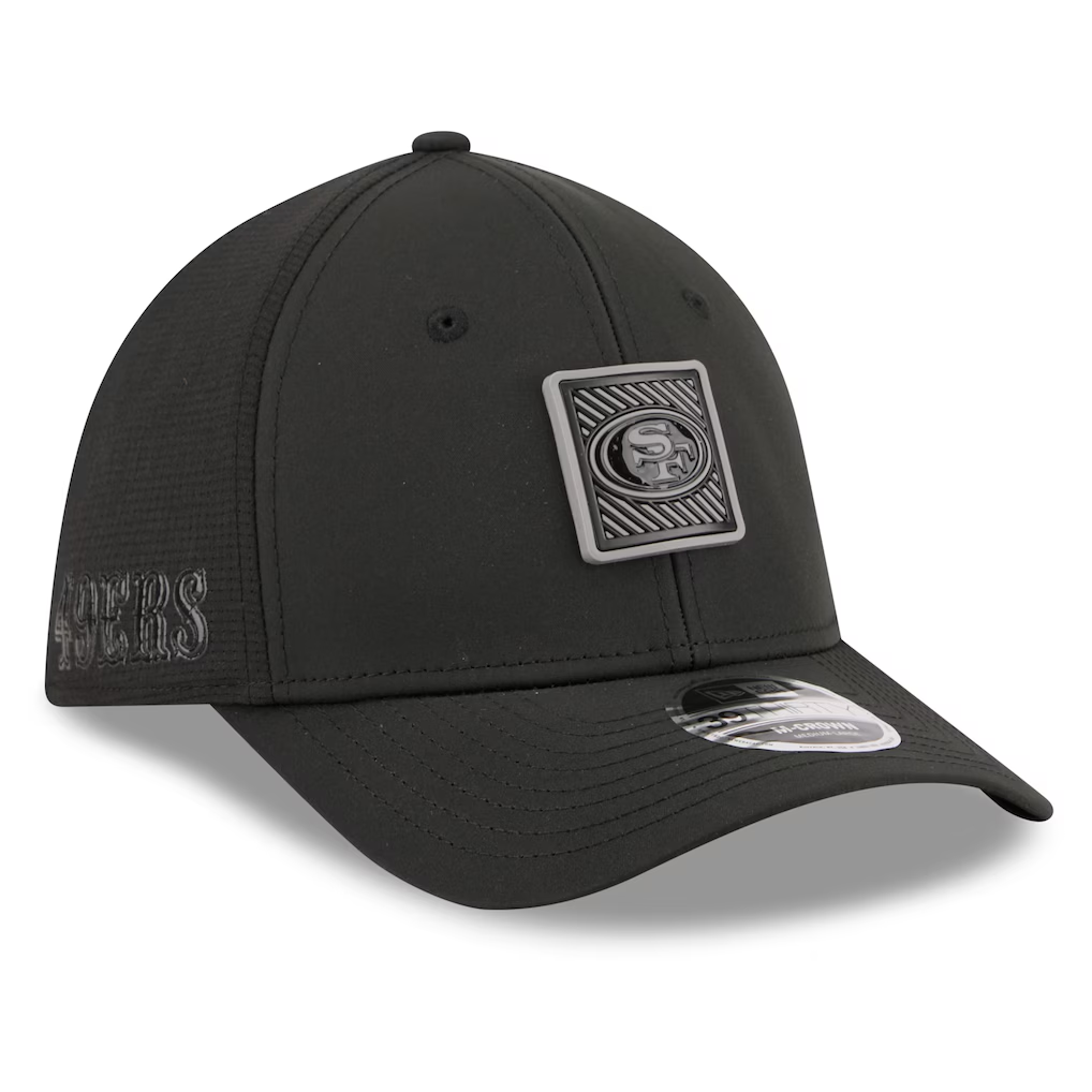 SAN FRANCISCO 49ERS 2026 NFL TRAINING CAMP 39THIRTY M-CROWN FLEX FIT HAT - BLACK
