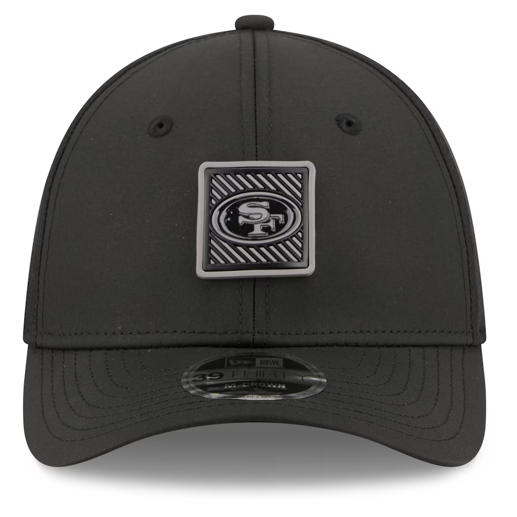 SAN FRANCISCO 49ERS 2026 NFL TRAINING CAMP 39THIRTY M-CROWN FLEX FIT HAT - BLACK