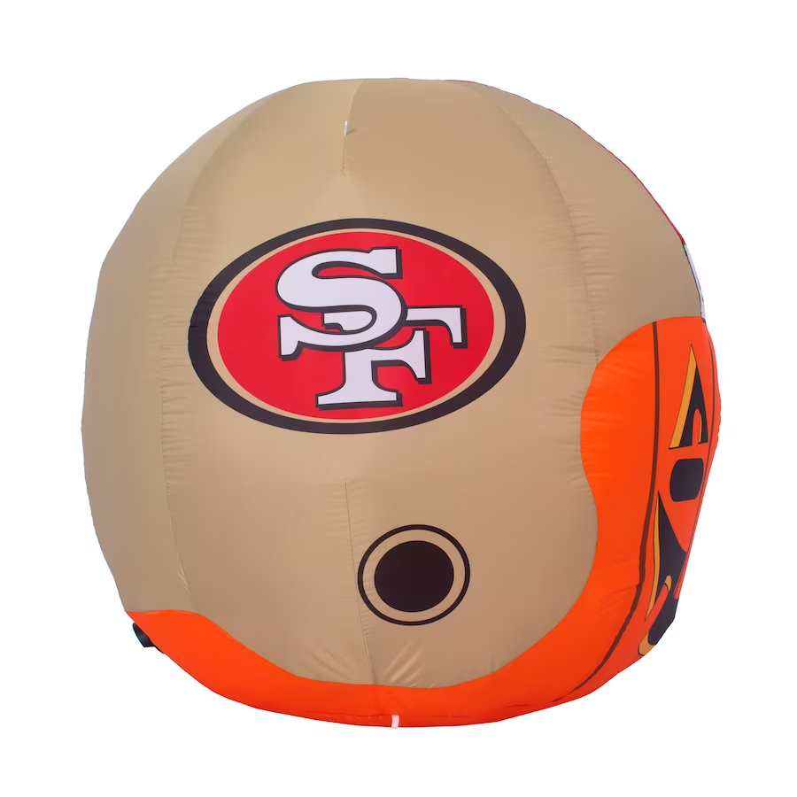 SAN FRANCISCO 49ERS 4' INFLATABLE JACK-O'-HELMET