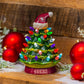 SAN FRANCISCO 49ERS 8" LED CERAMIC CHRISTMAS TREE