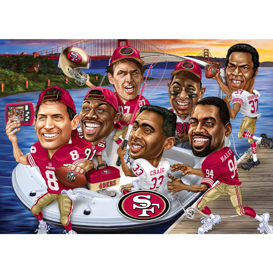 SAN FRANCISCO 49ERS ALL TIME GREATS 500 PIECE JIGSAW PUZZLE