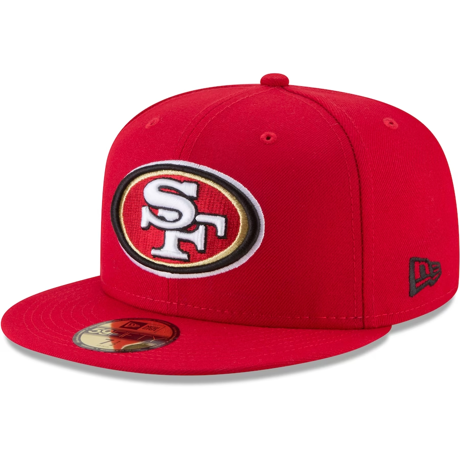 SAN FRANCISCO 49ERS BASIC LOGO TEAM 59FIFTY FITTED - RED (ALTERNATE LOGO)