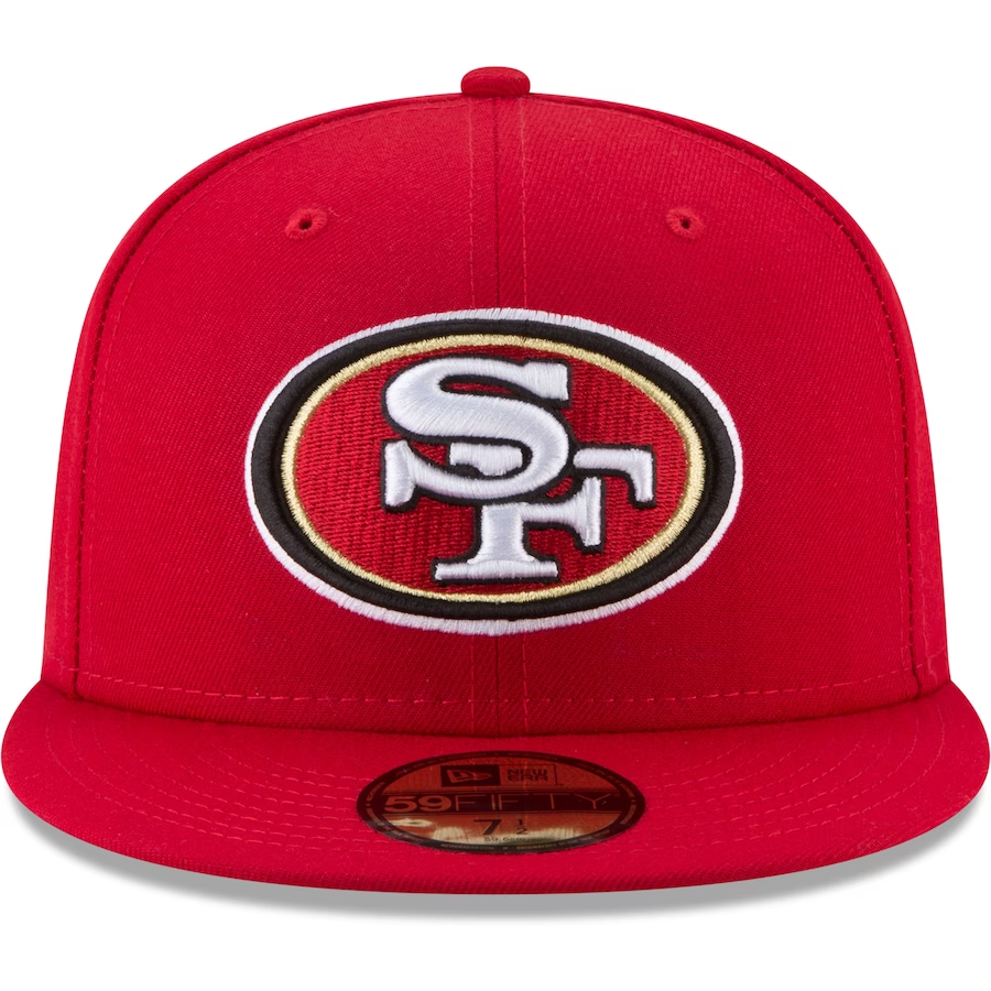 SAN FRANCISCO 49ERS BASIC LOGO TEAM 59FIFTY FITTED - RED (ALTERNATE LOGO)
