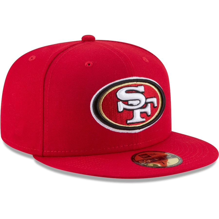 SAN FRANCISCO 49ERS BASIC LOGO TEAM 59FIFTY FITTED - RED (ALTERNATE LOGO)