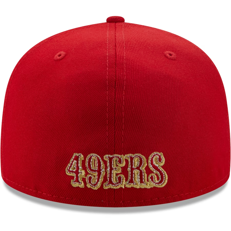 SAN FRANCISCO 49ERS BASIC LOGO TEAM 59FIFTY FITTED - RED (ALTERNATE LOGO)