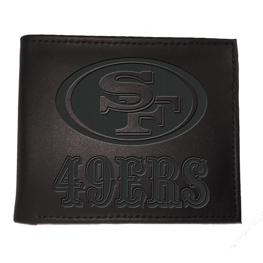 SAN FRANCISCO 49ERS BLACK BI-FOLD WALLET