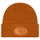 SAN FRANCISCO 49ERS COLOR PACK CUFFED KNIT - FALL BROWN