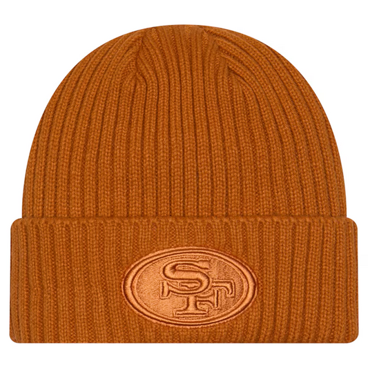 SAN FRANCISCO 49ERS COLOR PACK CUFFED KNIT - FALL BROWN
