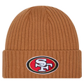 SAN FRANCISCO 49ERS COLOR PACK CUFFED KNIT - LIGHT BRONZE