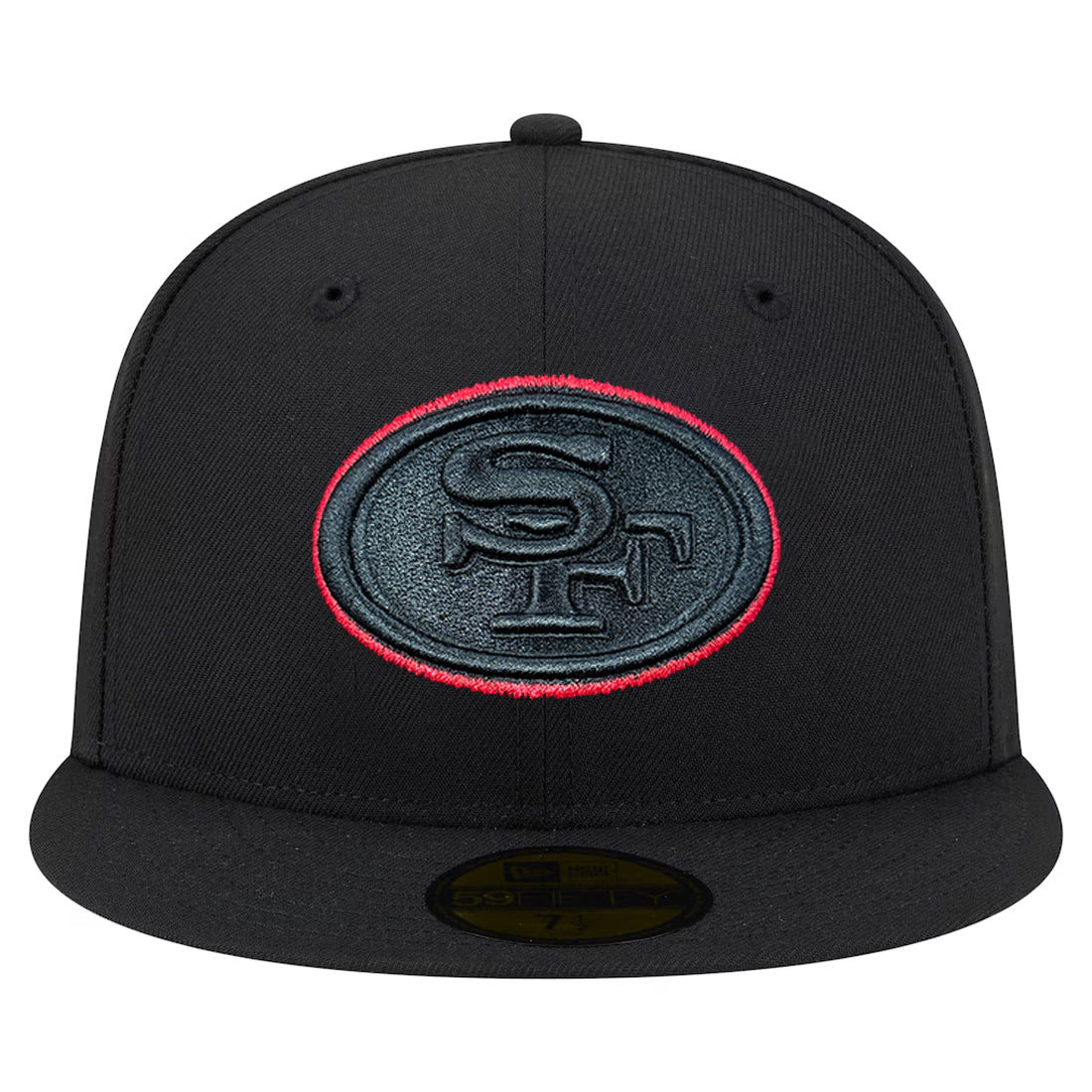SAN FRANCISCO 49ERS COLOR POP 59FIFTY FITTED HAT - BLACK