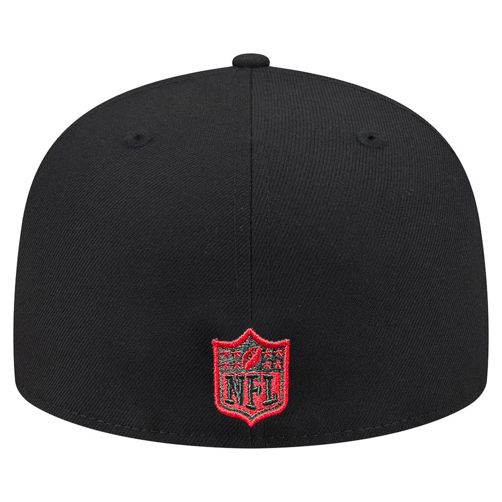 SAN FRANCISCO 49ERS COLOR POP 59FIFTY FITTED HAT - BLACK