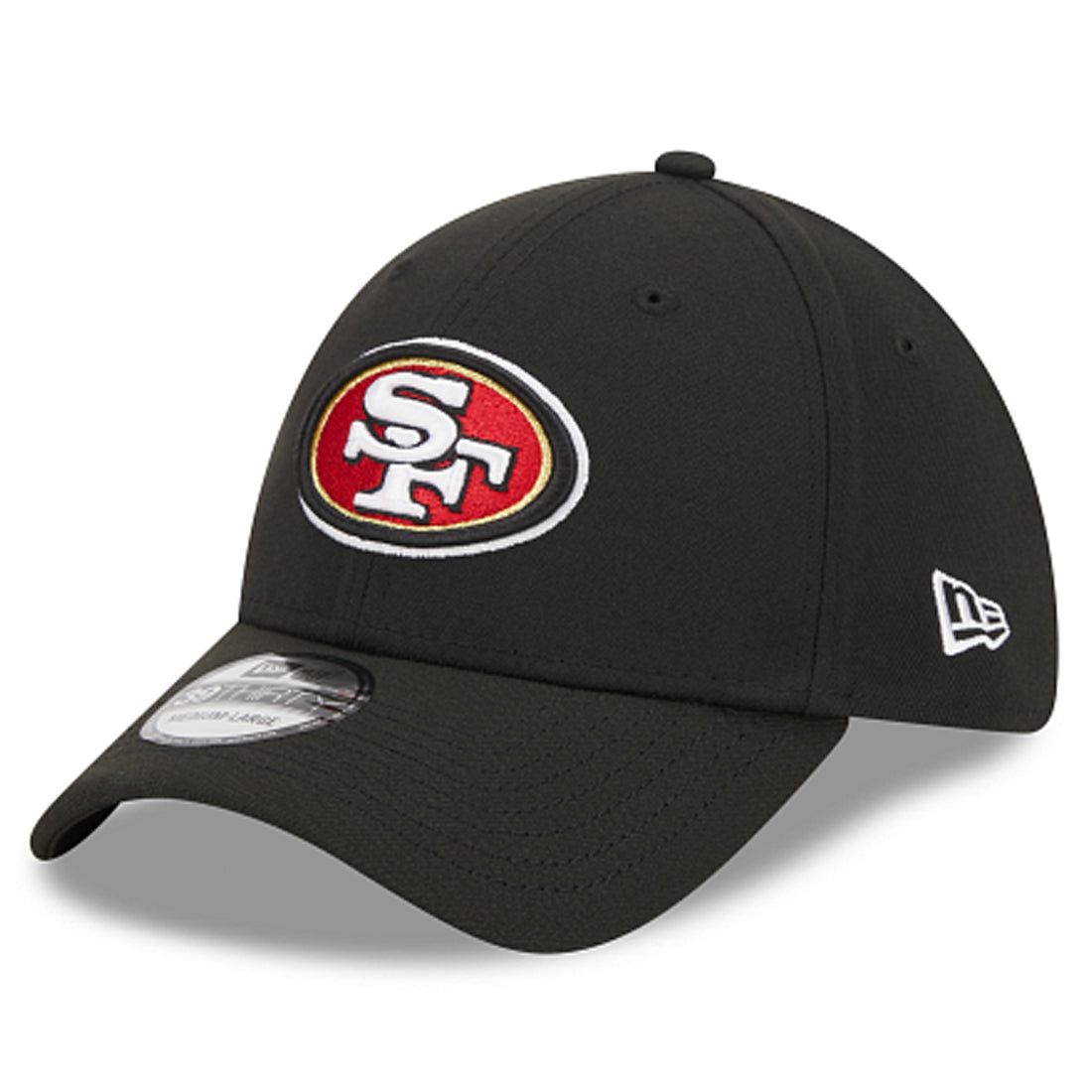 SAN FRANCISCO 49ERS EVERGREEN 39THIRTY FLEX FIT HAT - BLACK