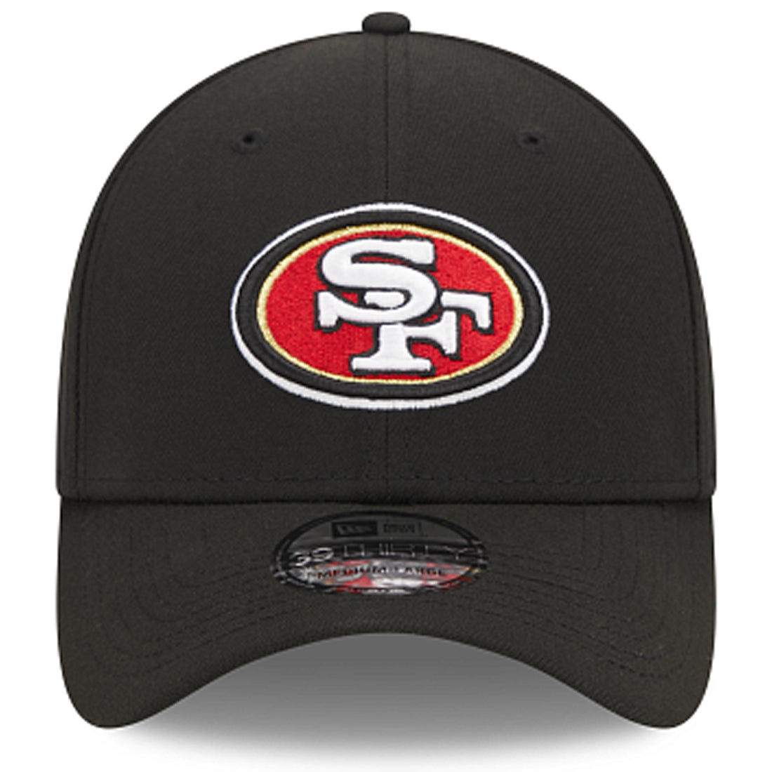 SAN FRANCISCO 49ERS EVERGREEN 39THIRTY FLEX FIT HAT - BLACK