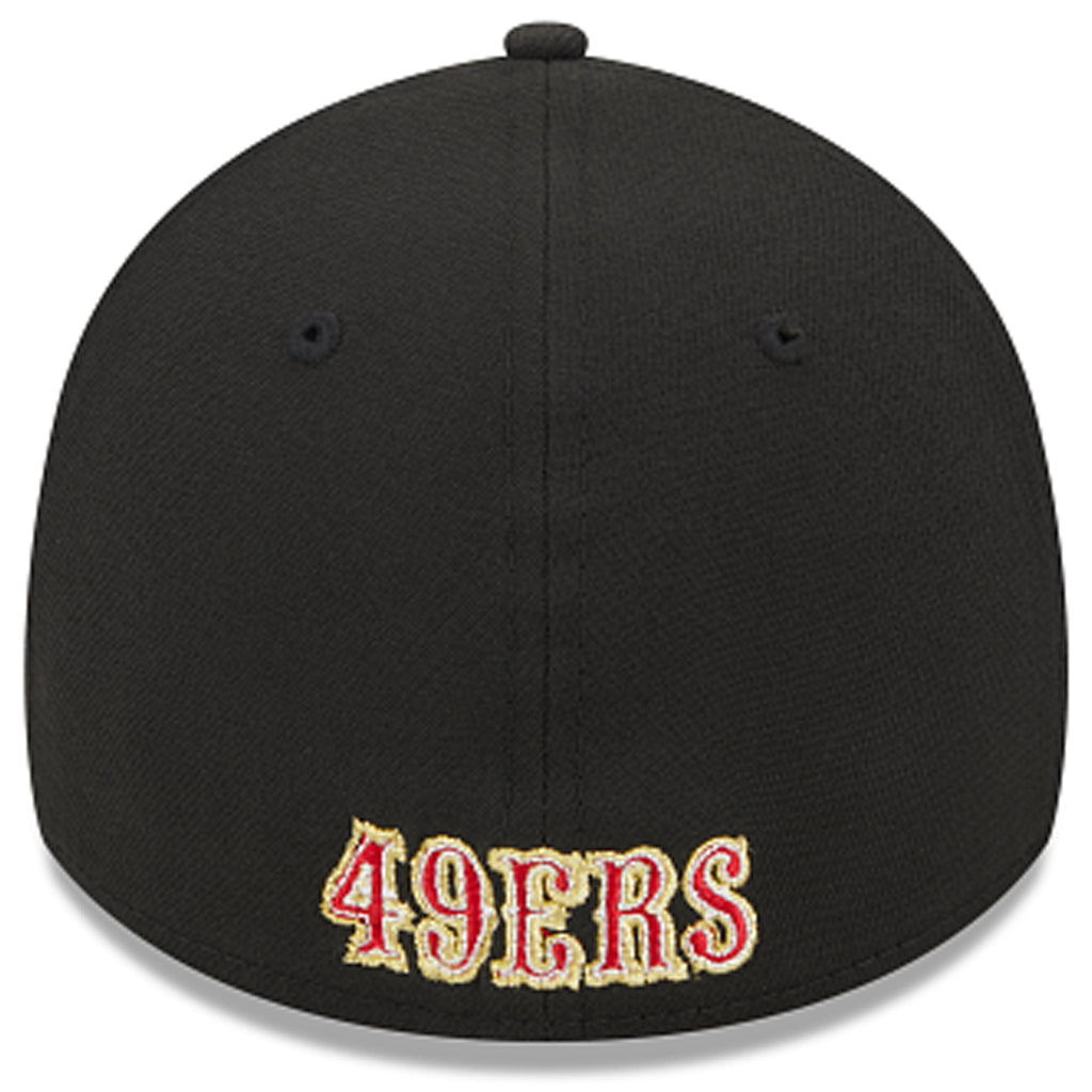 SAN FRANCISCO 49ERS EVERGREEN 39THIRTY FLEX FIT HAT - BLACK