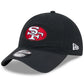 SAN FRANCISCO 49ERS EVERGREEN BASIC 9TWENTY ADJUSTABLE HAT - BLACK