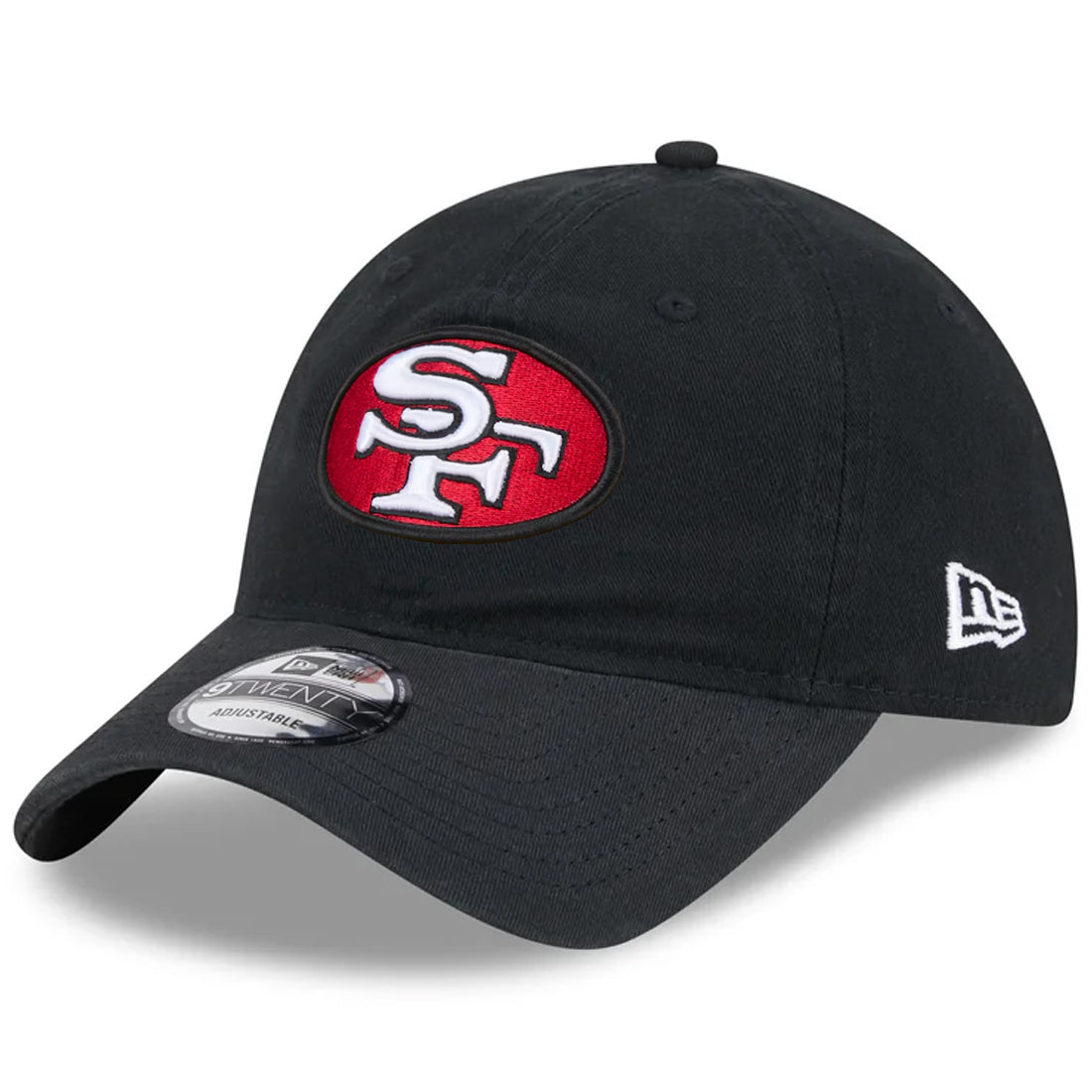 SAN FRANCISCO 49ERS EVERGREEN BASIC 9TWENTY ADJUSTABLE HAT - BLACK