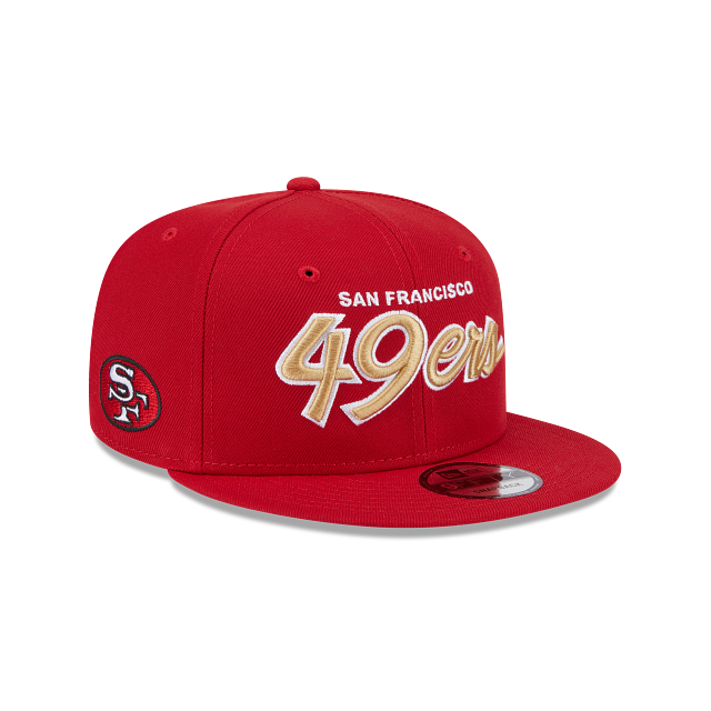 SAN FRANCISCO 49ERS EVERGREEN SCRIPT 9FIFTY SNAPBACK HAT - RETRO