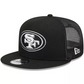 SAN FRANCISCO 49ERS EVERGREEN TRUCKER 9FIFTY SNAPBACK HAT - BLACK/WHITE