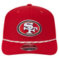 SAN FRANCISCO 49ERS GAMEDAY MULTI ROPE 9SEVENTY STRETCH-SNAP HAT - RED