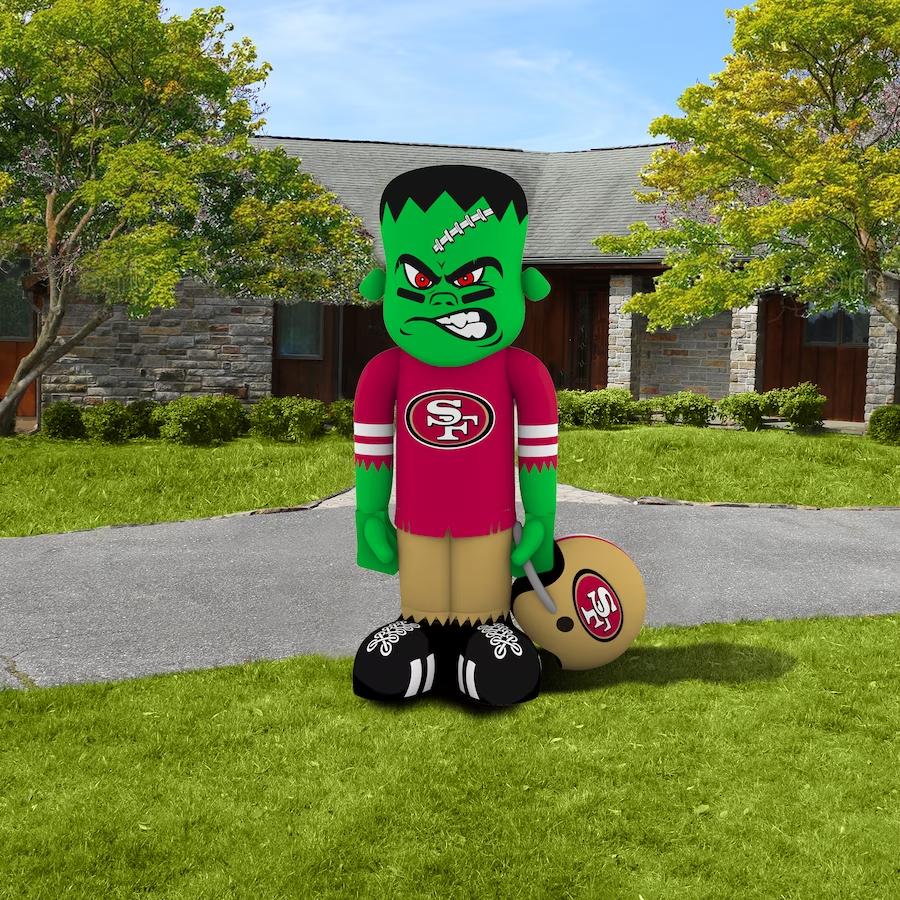 SAN FRANCISCO 49ERS HALLOWEEN LAWN INFLATABLE STEINBACKER