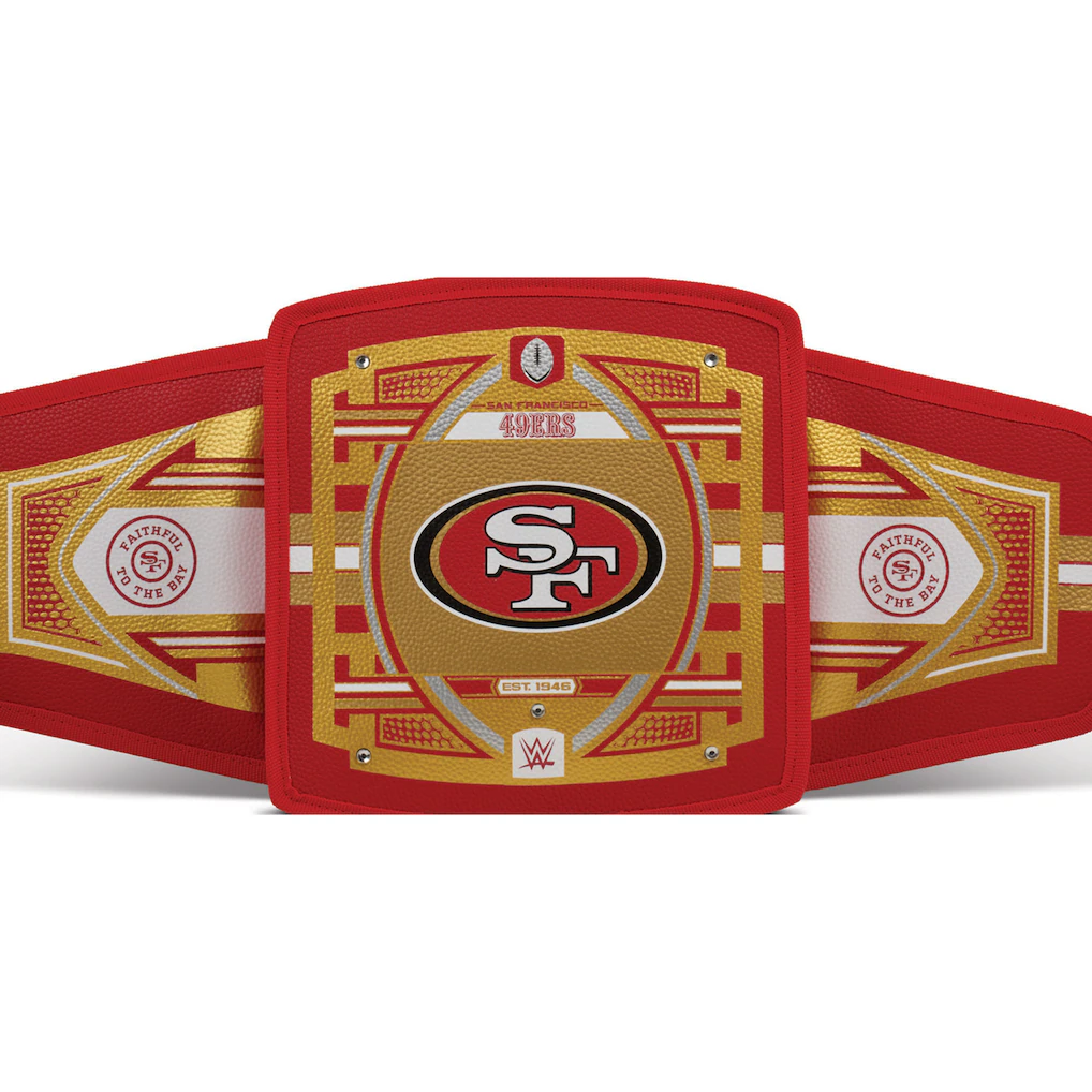 SAN FRANCISCO 49ERS IGLOO WWE LEGACY BELT COOLER - RED