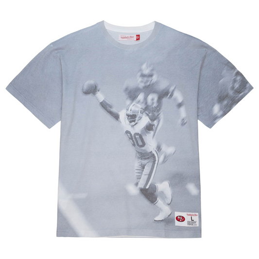 SAN FRANCISCO 49ERS JERRY RICE MEN'S 4TH AND GOAL T-SHIRT