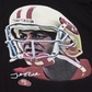 SAN FRANCISCO 49ERS JERRY RICE MEN'S MITCHELL & NESS REAL BIG FACE T-SHIRT - BLACK