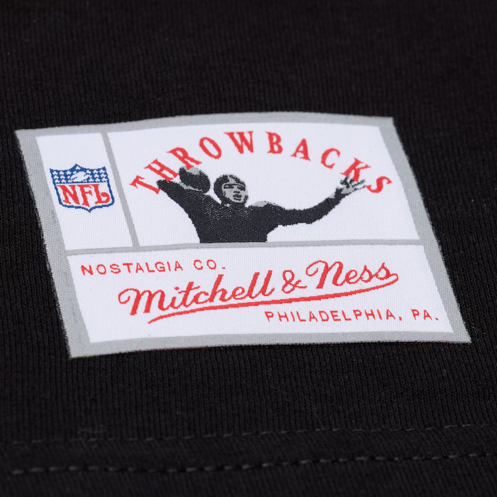 SAN FRANCISCO 49ERS JERRY RICE MEN'S MITCHELL & NESS REAL BIG FACE T-SHIRT - BLACK