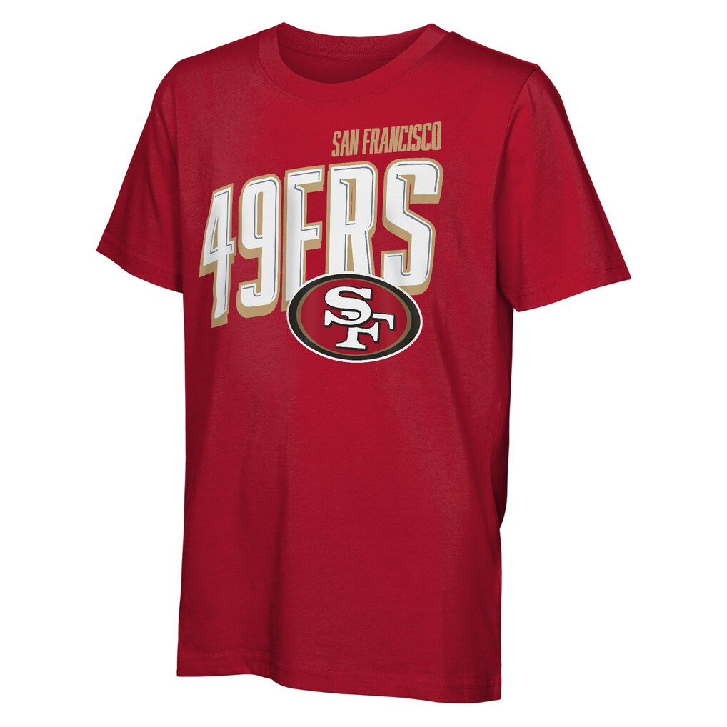 SAN FRANCISCO 49ERS KIDS THE MIX COMBO 3 IN 1 T-SHIRT - RED/WHITE