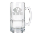 SAN FRANCISCO 49ERS LASER ETCHED 1 LITER MACHO MUG - RALLY