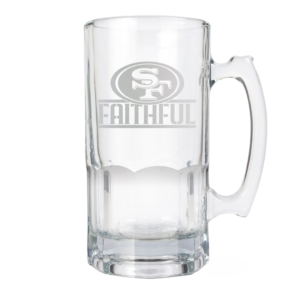 SAN FRANCISCO 49ERS LASER ETCHED 1 LITER MACHO MUG - RALLY