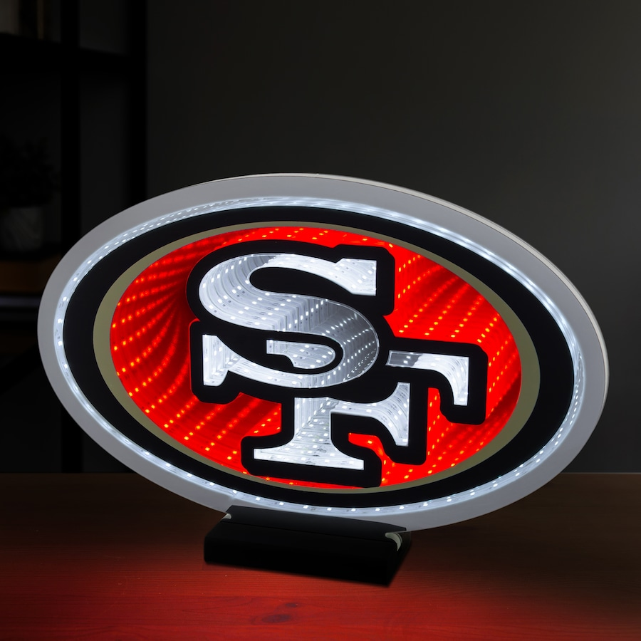 SAN FRANCISCO 49ERS LED INFINITY LOGO LIGHT