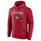 SAN FRANCISCO 49ERS MEN'S 2023 NFC CHAMPIONS HOMETOWN NOT DONE PULLOVER HOODED SWEATSHIRT