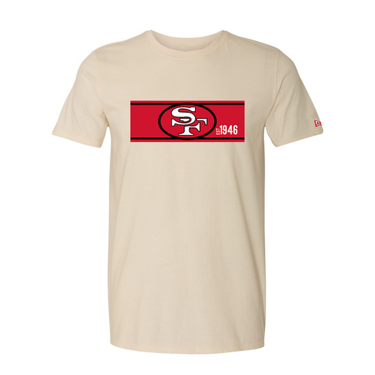 CAMISETA HISTÓRICA DE LA LÍNEA LATERAL DE LA NFL 2023 PARA HOMBRE DE SAN FRANCISCO 49ERS