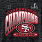 SAN FRANCISCO 49ERS MEN'S SUPER BOWL LVIII HAIL MARY T-SHIRT