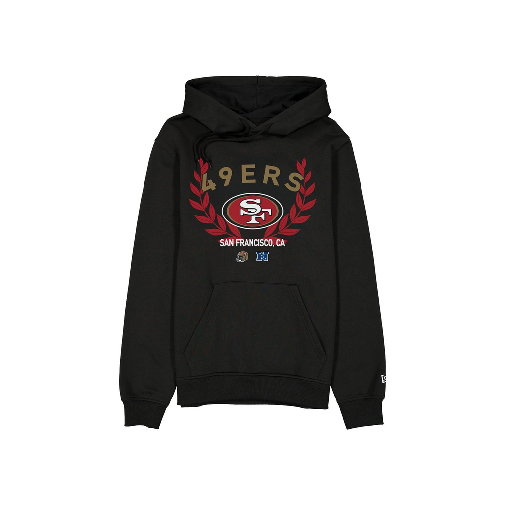 SAN FRANCISCO 49ERS MEN'S 2025 NFL DRAFT PULLOVER HOODED SWEATSHIRT - BLACK