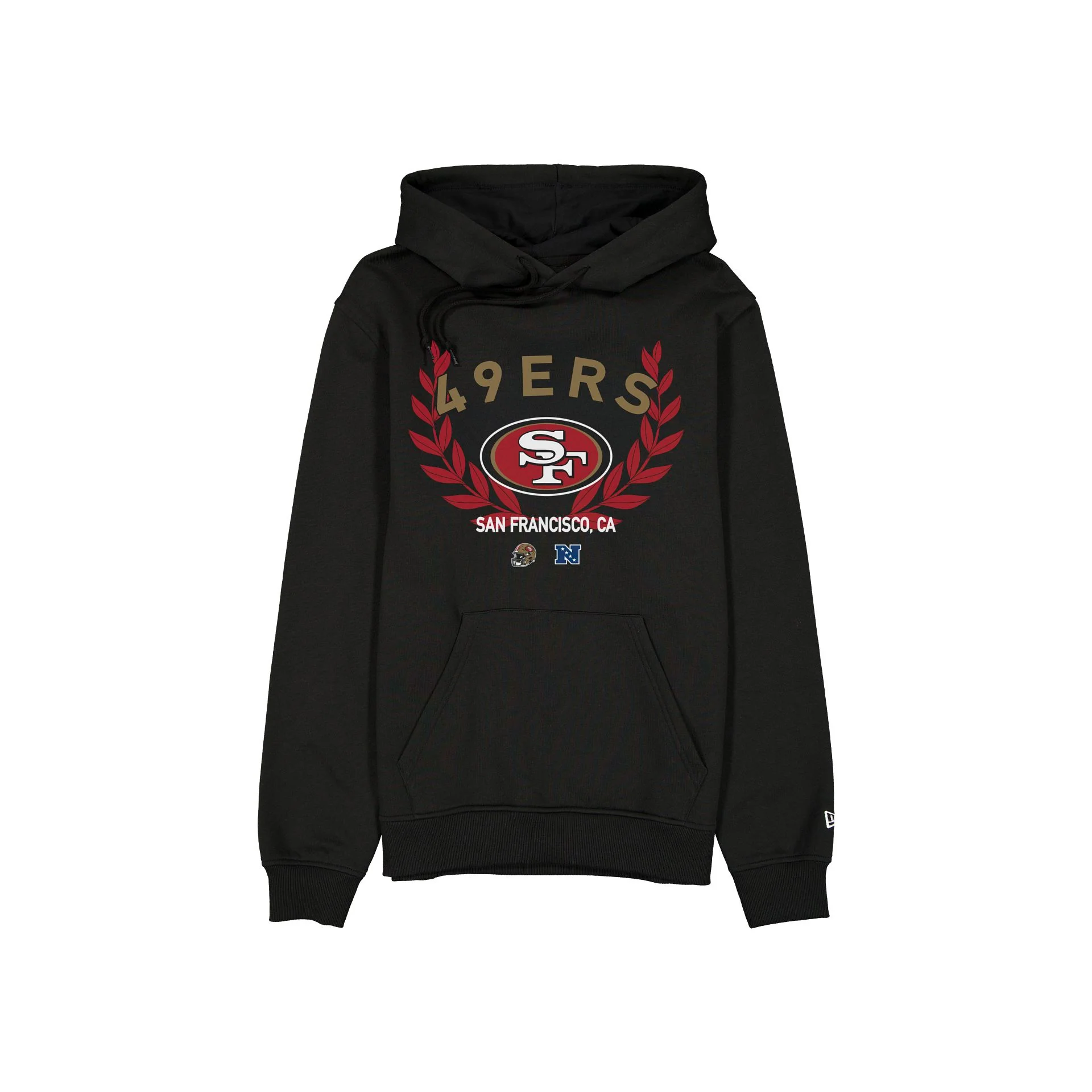 SAN FRANCISCO 49ERS MEN'S 2025 NFL DRAFT PULLOVER HOODED SWEATSHIRT - BLACK