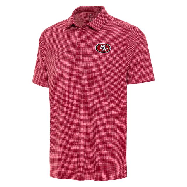 SAN FRANCISCO 49ERS MEN'S ANTIGUA APPAREL REPLICA POLO - RED