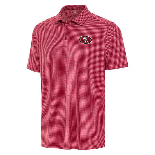 SAN FRANCISCO 49ERS MEN'S ANTIGUA APPAREL REPLICA POLO - RED