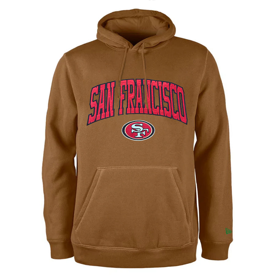 SAN FRANCISCO 49ERS MEN'S COLOR PACK PULLOVER HOODED SWEATSHIRT - LIGHT BRONZE