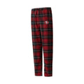 SAN FRANCISCO 49ERS MEN'S CONCORD FLANNEL PANTS - BLACK/RED