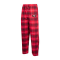 SAN FRANCISCO 49ERS MEN'S CONCORD FLANNEL PANTS - RED/BLACK