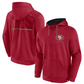 SAN FRANCISCO 49ERS MEN'S DEFENDER EVO FULL-ZIP SWEATSHIRT