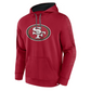 SAN FRANCISCO 49ERS MEN'S DEFENDER EVO PULLOVER HOODED SWEATSHIRT