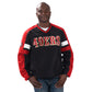 SAN FRANCISCO 49ERS MEN'S DRAFT PICK PULLOVER JACKET