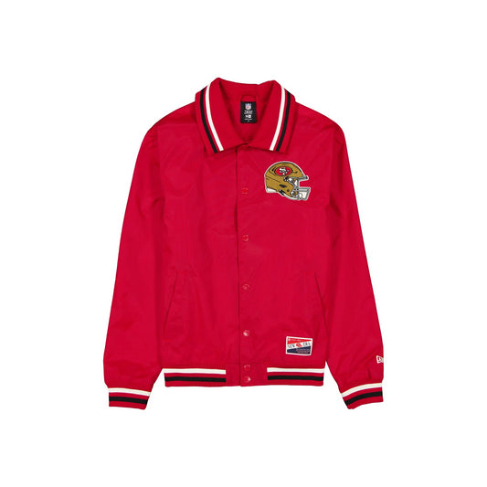 SAN FRANCISCO 49ERS MEN'S THROWBACK JACKET - RED