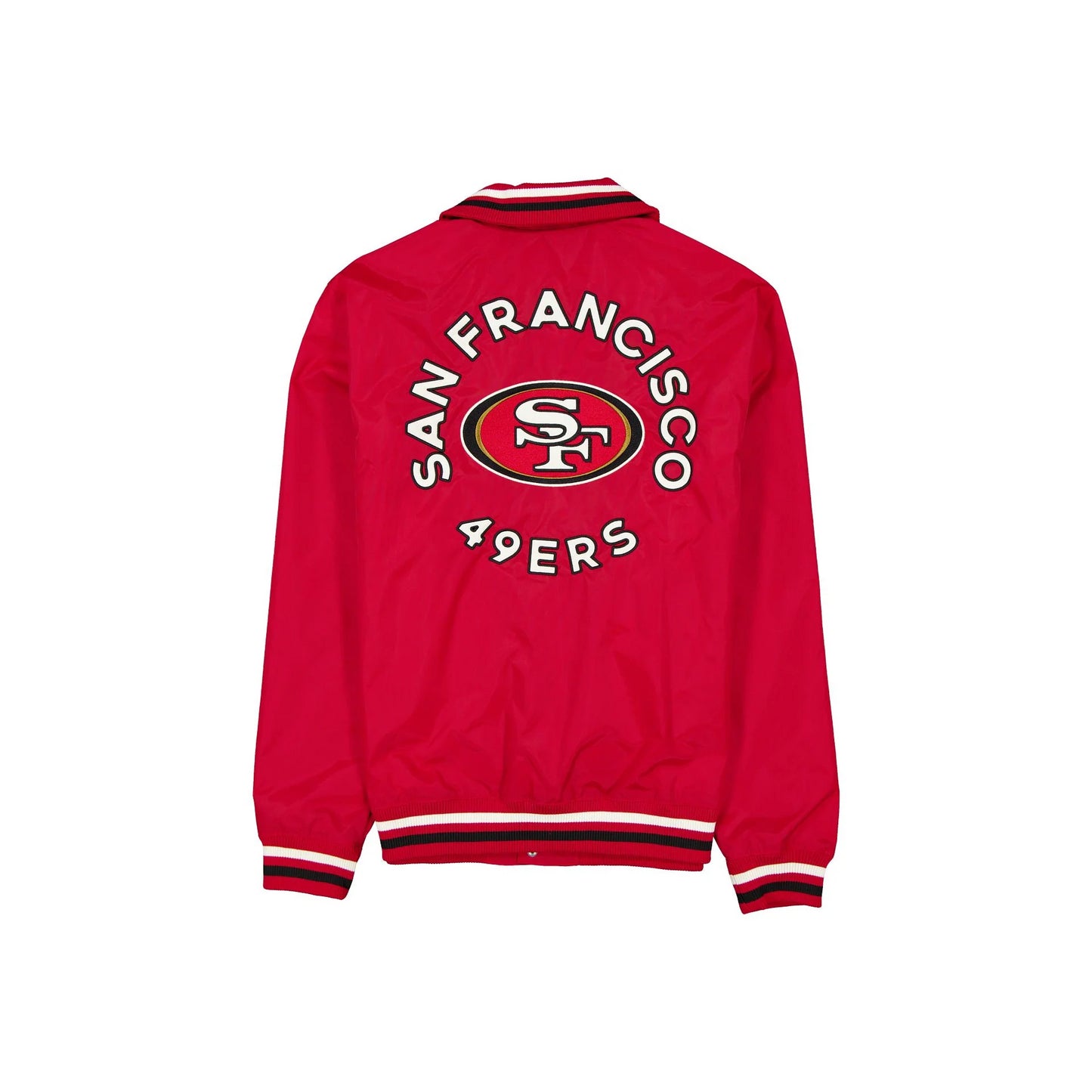 SAN FRANCISCO 49ERS MEN'S THROWBACK JACKET - RED