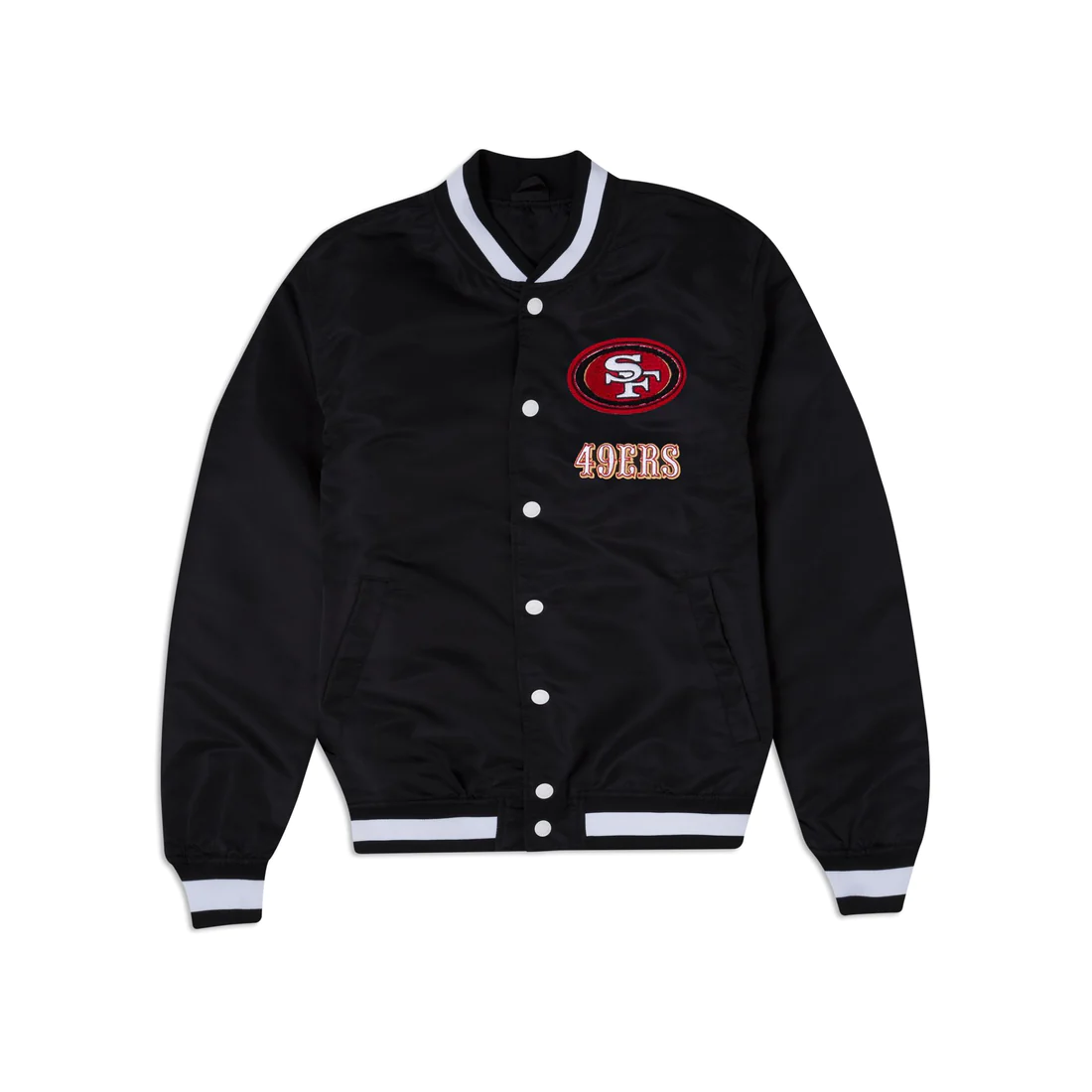 SAN FRANCISCO 49ERS MEN'S LOGO SELECT BLACK JACKET